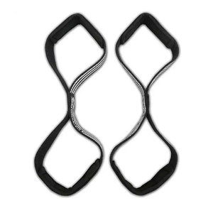 สายรัดข้อมือ Rhino Fitness คุณภาพดีที่สุด ผ้าฝ้ายสีดำลายขาว ปิดด้วยแถบตีนตุ๊กแก รองรับการเคลื่อนไหวได้ดี เหมาะสำหรับผู้ชาย ใช้สำหรับเล่นกีฬาและกิจกรรมกลางแจ้ง - Product Image 3