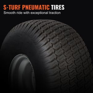 Pneumatici per trattore Tubeless da 2 confezioni S-Turf pneumatici da 20x8-8 per cerchione di tosaerba 3.5 \ "mozzo Offset 3/4 \" dimensione della boccola per la guida di falciatrici da giardino - Product Image 5