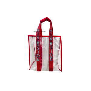 Bolsas transparentes hechas a mano con cuentas, con los últimos diseños de cuentas de semillas, personalizadas para equipos de los días de partido, con asas. - Product Image 2