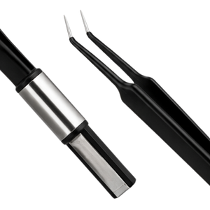 European Non Stick McPherson Angled Bipolar Forceps 10.2 cm 0.5mm Tip Reusable Stainless Steel Surgical <b>Instruments</b> - Product Image 4