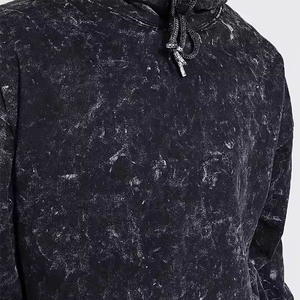 Sudadera con Capucha para Hombre, Estilo Urbano y Casual, Lavado Ácido, Diseño Personalizado 2026, Ajuste Cómodo, Material Resistente, Apariencia Elegante - Product Image 6