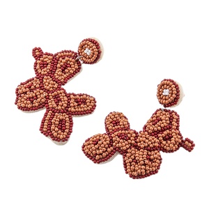 Pendientes de Moda con Cuentas para Mujer, Ideales para Fiestas, Disponibles a Precio de Mayoreo para Exportación por MD HANDICRAFTS - Product Image 1