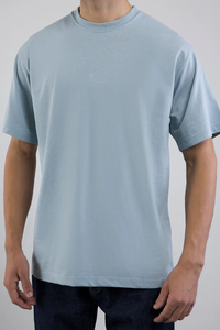 T-shirts surdimensionnés anti-plis, impression numérique OEM, motifs unis, t-shirts en sergé 100 % polyester pour hommes, vente chaude - Product Image 3