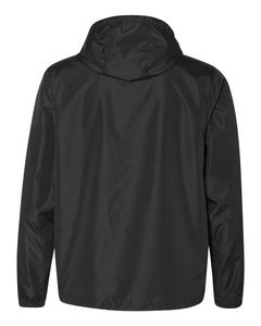 <b>Black</b> Hooded <b>Windbreaker</b> Jacket | Lightweight Zip Up Hooded Coat | Oversized Streetwear Rain Jacket | Custom OEM Manufacturer - Product Image 3
