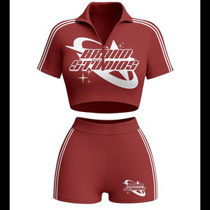 2026 Body Women Set New Style Custom Logo Tracksuits Casual <b>Workout</b> <b>Jacket</b> Shorts Set 2 Piece Tracksuits Set for Women Clothing - Product Image 4