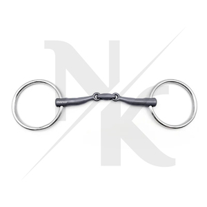 Venta al por mayor: Nuevo mordedor de titanio suelto tipo French Link para caballo, equipo de equitación, fabricante OEM, mordedor de entrenamiento para caballos. - Product Image 6