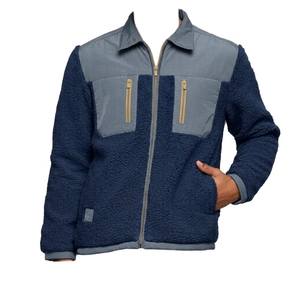 Veste de travail d'hiver pour homme SAFETECH, coupe-vent, avec doublure en laine, poches multifonctions, fermeture éclair, pour la construction - Product Image 4