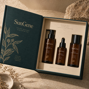 กล่องบรรจุภัณฑ์กระดาษแข็งแม่เหล็กแบบกำหนดเอง SunGene Nocturne สำหรับขวดผลิตภัณฑ์บำรุงผิวกลางคืน - Product Image 1