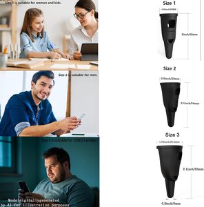 Penne Stilo Conduttive in Silicone Flessibili per Touchscreen, Scrittura, Giochi, Disegno su Smartphone e <span class=keywords><strong>Tablet</strong></span> - Gratuite - Product Image 4