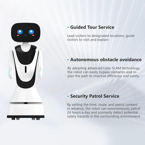 Robot d'accueil intelligent IA personnalisé <span class=keywords><strong>Timo</strong></span> pour espaces commerciaux et salons professionnels, écran 13,3 pouces, autonomie 10h, évitement d'obstacles autonome - Product Image 6