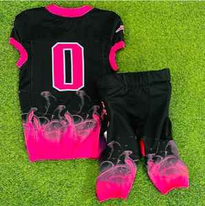 Uniformes entièrement personnalisés, respirants, taille sur mesure, confortables, haute qualité, prix raisonnable, uniforme de football américain - Product Image 3