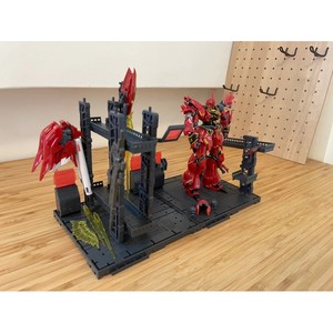 IQFUN Set de Escaleras y Pasillos para Hangar a Escala 1/144, Accesorios para Dioramas, Piezas de Modelismo, 20 Piezas de PVC - Product Image 5