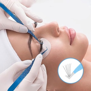 Pince à épiler pour cils, isolation à 45 degrés, en acier inoxydable, pour extensions de cils, outil professionnel pour extensions de cils - Product Image 6