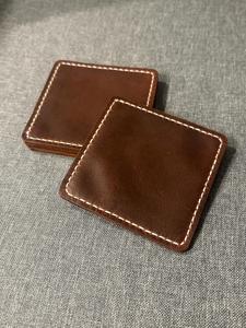 Ensemble de sous-verres en cuir de qualité supérieure, faits à la main, durables, résistants à la chaleur, protection de table, utilisation pour le café GLC-0051 - Product Image 1