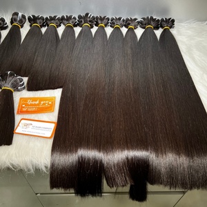 Wholesale Bone Straight Human <b>Hair</b> Bundles Raw Vietnamese <b>Hair</b> Silky Smooth Remy <b>Hair</b> Cuticle Aligned - Product Image 1