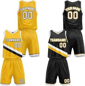 ชุดกีฬาคุณภาพดีที่สุด ชุดบาสเก็ตบอลแบบซับลิเมชั่น ระบายอากาศได้ดี/แห้งเร็ว/ทนทาน รับทำโลโก้ตามสั่ง ราคาขายส่ง - Product Image 2