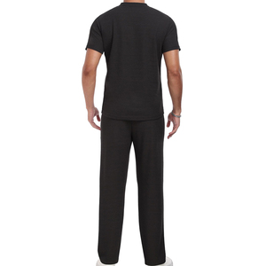 Conjunto Deportivo de Verano para Hombre, Estilo 2025, Transpirable, Ligero, de Secado Rápido, con Logotipo Personalizado, Color Personalizado, Diseño Sólido - Product Image 2