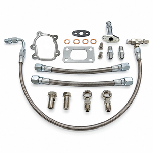 Kit de Instalación de Turbo RY TURBO T25, Línea de Aceite Trenzada, Adaptadores, Juntas, Herrajes - Product Image 2