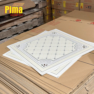 Bulk Order Scrubbable Fire Resistive Waterproof 24x24 <b>PVC</b> Suspended Drop Ceiling Panel for Hospital Catering Rooms Living Room - Product Image 1
