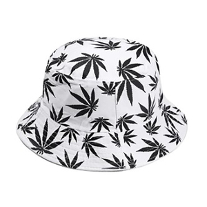 Green Cotton Canvas Bucket <b>Hat</b> With Orange Buttons Unisex Casual Outdoor Spring Summer 56-58CM - Product Image 5