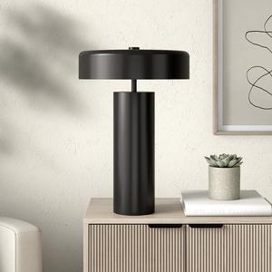 Lámpara de Noche Moderna de Lujo en Latón con Pantalla de Tela y Base Pesada, el Mejor Artículo de Decoración para el Hogar - Product Image 2