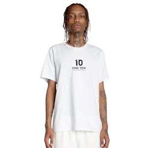 T-shirt blanc pour homme en coton doux, col rond, manches courtes, décontracté, respirant, uni, impression de logo personnalisée, usage quotidien - Product Image 2