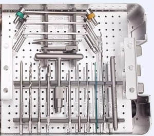 Juego de Instrumentos para Fragmentos Óseos Pequeños, Acero Inoxidable Premium, Kit Quirúrgico Reutilizable para Cirugía Ortopédica con Placas y Tornillos - Product Image 5