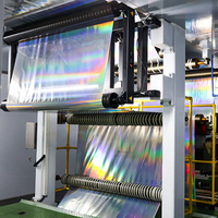 Rouleau auto-adhésif d'étiquette de papier holographique laser anti-contrefaçon résistant à la déchirure
