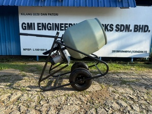 Mélangeur de ciment électrique léger de 100 litres Mini Portable avec moteur de 375W 10 cycles/heure pour les travaux de construction de maison - Product Image 3