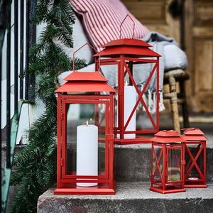 Farol de Hierro Resistente con Paneles de Vidrio, Color Personalizado, para Decoración del Hogar en Navidad, Pascua, Cumpleaños y San Valentín - Product Image 6