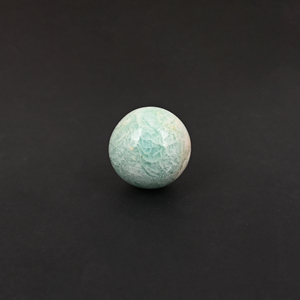 Boule de pierre précieuse amazonite naturelle de 25 mm, lisse et ronde, pierre en vrac pour la fabrication de bijoux - Product Image 5