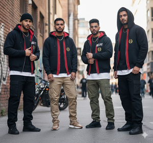 Sweat-shirts et sweats à capuche pour hommes, impression personnalisée, différentes couleurs, streetwear, sweats à capuche zippés en molleton épais - Product Image 2