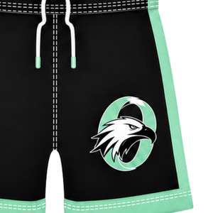 Pantalones Cortos de Fútbol Negros y Verde Saga, Transpirables, Uniformes Deportivos para Entrenamiento en Equipo, Ropa Deportiva de Secado Rápido con Cordón Elástico - Product Image 4