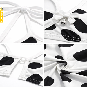 Panties de mujer RTS de cintura media, estilo hipster, con estampado combinado. |   Ropa Interior Femenina Samavia, Venta al Por Mayor OEM, Pedidos al Por Mayor, Estilo Sonrisa - Product Image 5