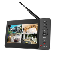 Kit de Seguridad Inteligente para el Hogar Sudex GSC OEM 1080P, Sistema CCTV con Pantalla TFT de 7'', Enchufe US/EU, Fácil Monitoreo Remoto, Exterior IP66 Impermeable