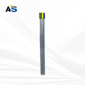 A&S Mango Ajustable de Aluminio Recubierto de 120 CM con Empuñadura Antideslizante de Cuatro Colores y Extremo de Tornillo de Plástico - Product Image 1