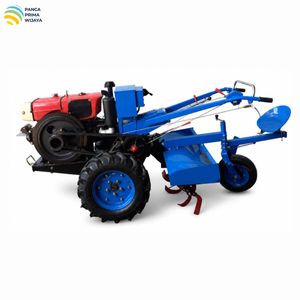 Tracteur à chenilles diesel de haute qualité 18 CV avec rotoculteur de 90 cm, démarreur électrique, motoculteur agricole refroidi par air - Product Image 1