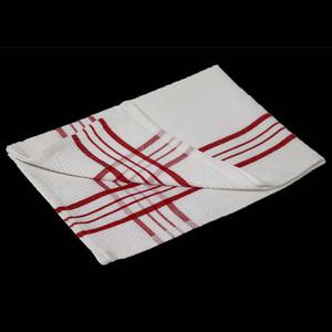 ผ้าเช็ดครัวลายวาฟเฟิล 100% ผ้าฝ้ายคุณภาพสูง ซึมซับน้ำได้ดีเยี่ยม สำหรับส่งออก - Product Image 2