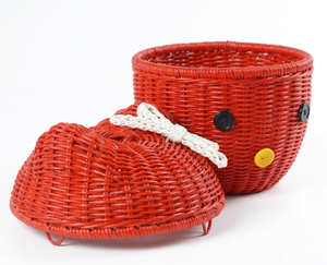 Panier de rangement en osier pour le linge, produit indonésien, mignon, chaton, pour tout usage - Product Image 5