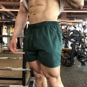 Shorts de sport pour hommes, personnalisés, à séchage rapide, confortables, unis, pour la course à pied et la musculation, vente en gros - Product Image 3