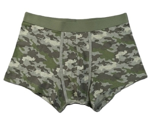 Calzoncillos bóxer para hombre, de cintura media, tejidos en algodón y spandex, transpirables, con diseño liso, de alta calidad, con logotipo personalizado. - Product Image 3