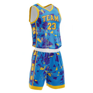 Maillot de basketball personnalisé avec logo, T-shirt de compression, Tenue d'entraînement d'équipe, Uniforme de basketball - Product Image 1