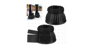 Botas de caballo flexibles y duraderas para cierre, cómodas, forradas, fáciles de usar, herraduras, campana de goma, protección contra golpes, ZEN HORSE WORLD - Product Image 5