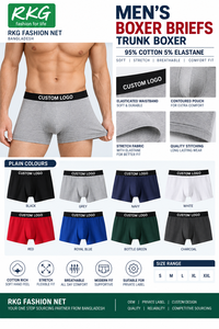 Calzoncillos bóxer de tiro medio para hombre - Product Image 3