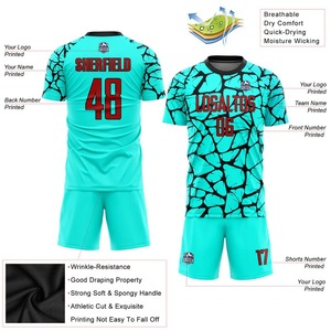 Recycled Polyester Soccer Uniforms Eco Friendly Football Jerseys - Product Image 2