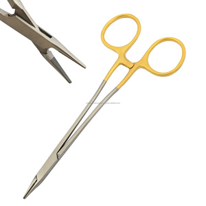 Portaagujas Quirúrgico de Precisión, Acero Inoxidable con Punta de Carburo de Tungsteno, Instrumento Manual para Kit Quirúrgico, CE ISO13485 - Product Image 2