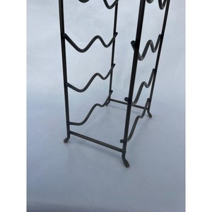 Moderno Estante de Vino Industrial de Metal, Diseño Rectangular de Hierro, Resistente al Óxido, para Almacenamiento en el Hogar o Bar - Product Image 3