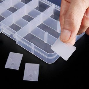 6 Pack <b>Clear</b> <b>Plastic</b> Bead Storage <b>Container</b> Earrings Organizer for Jewelry Craft Organizer - Product Image 3