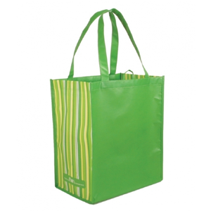 Bolsa de Mano Tipo Tote, Bolsa de Compras Laminada, Bolsa de Cosméticos de Plástico RPET Personalizada, Bolsa de Tela No Tejida de PP Reciclado, Funcional, Fábrica en Vietnam - Product Image 1