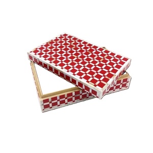Boîte à bijoux décorative en nacre MOP, boîte de rangement en nacre, boîte cadeau artisanale, décoration de maison en bois de luxe, fournisseur en gros - Product Image 1